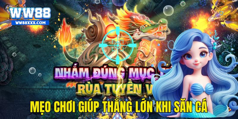 Bắn ria sẽ giúp hạ gục đàn cá nhỏ tối ưu lợi nhuận